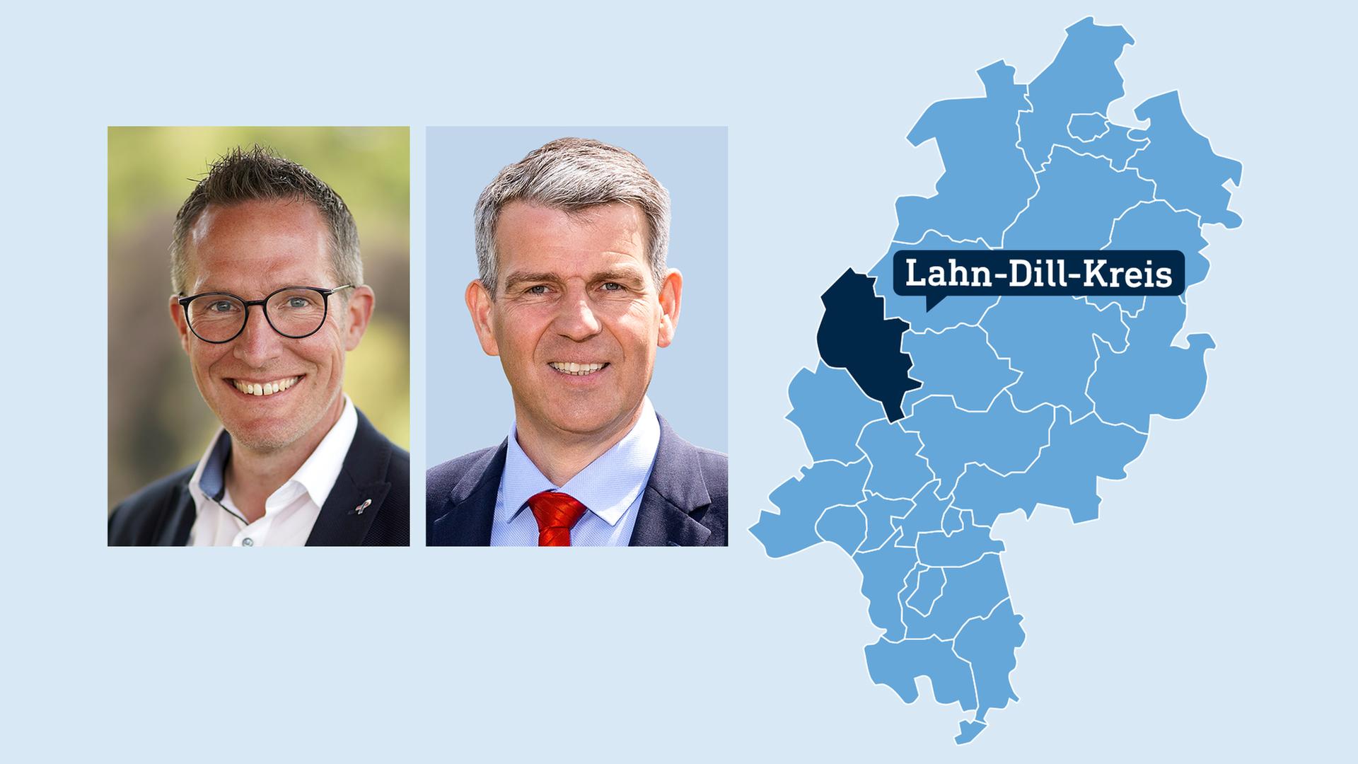 Landratswahl Im Lahn Dill Kreis Carsten Braun Und Frank Inderthal