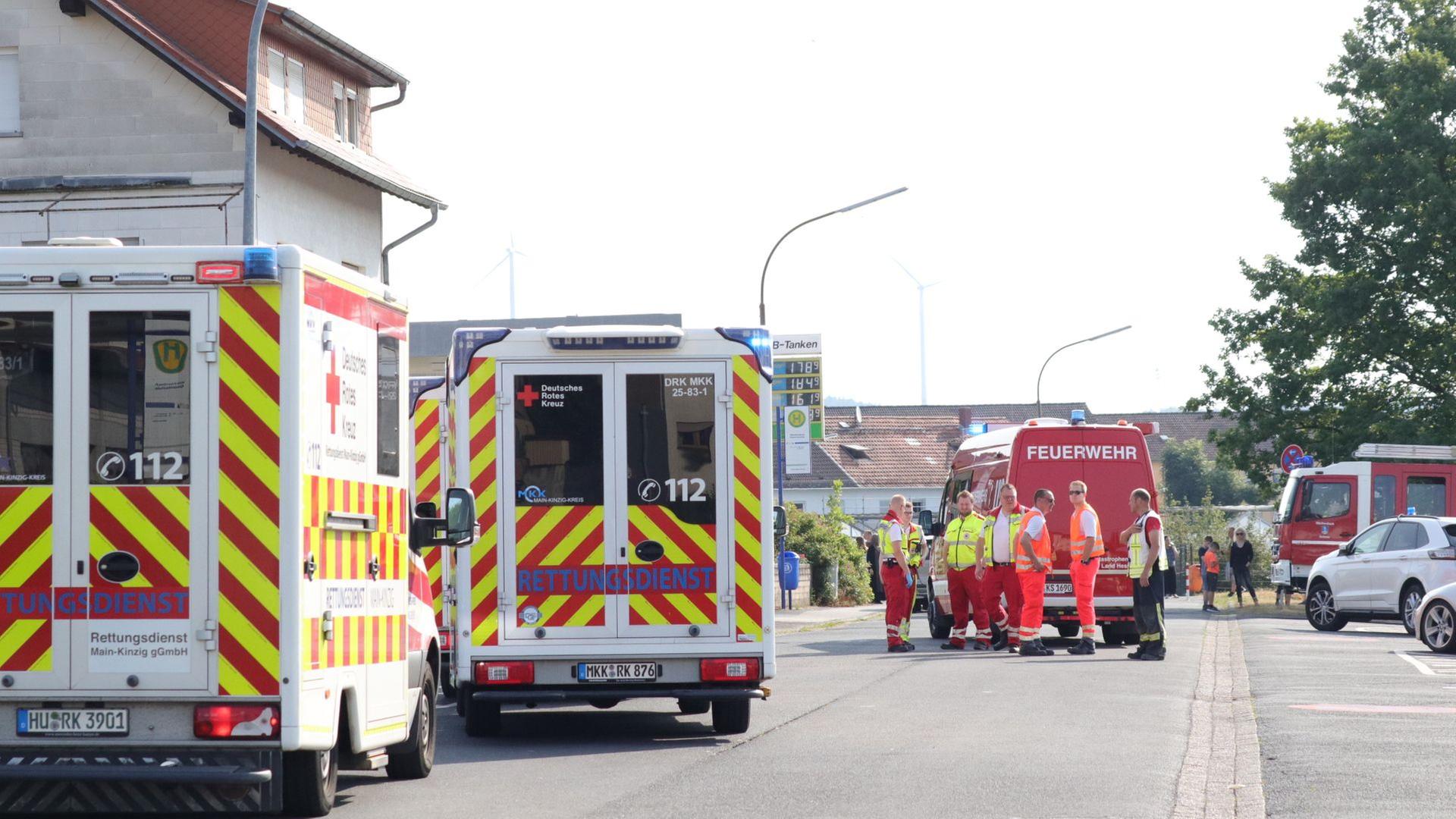 Gro Einsatz An Schule In W Chtersbach Mehr Als Sch Ler Durch