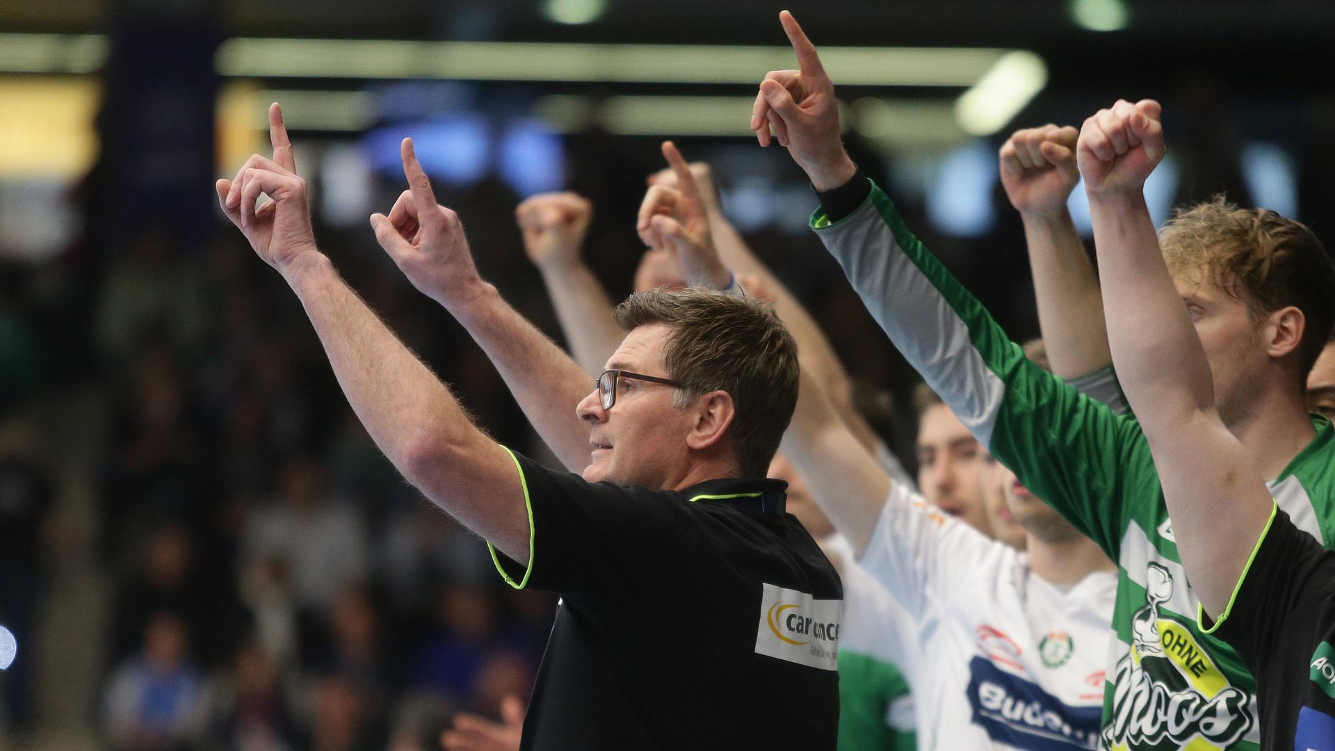 Handball Bundesliga HSG Wetzlar feiert Befreiungsschlag in Göppingen