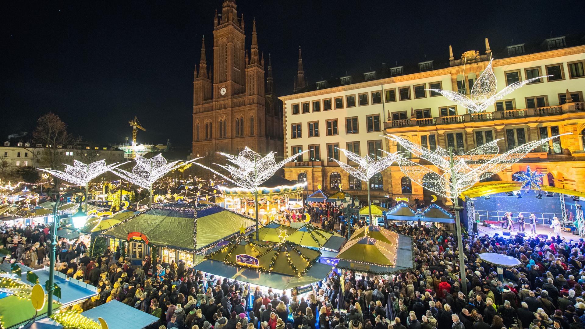 Weihnachtsmarkt in Wiesbaden 2023 Öffnungszeiten und Infos