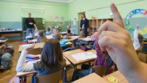 Bild aus dem Klassenzimmer einer Grundschule