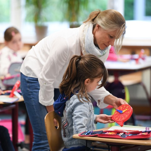 Unterricht an einer Grundschule