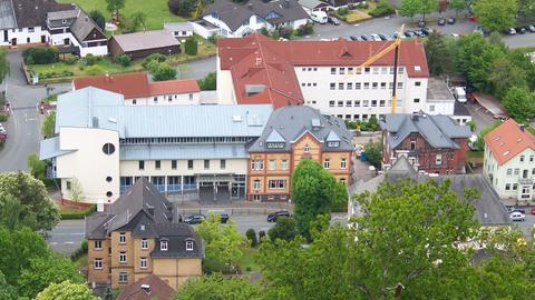 Krankenhaus Biedenkopf Luftaufnahme