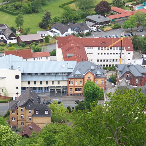 Krankenhaus Biedenkopf Luftaufnahme