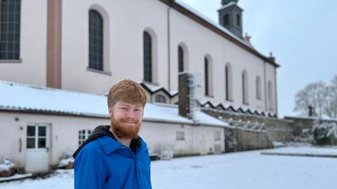 Peter Roberg absolviert im Kloster Frauenberg in Fulda ein Freiwilliges Ordensjahr