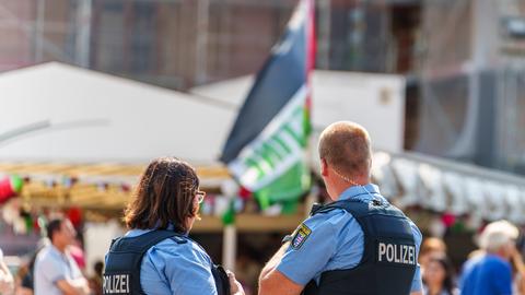 Palästina-Festival auf der Frankfurter Hauptwache.