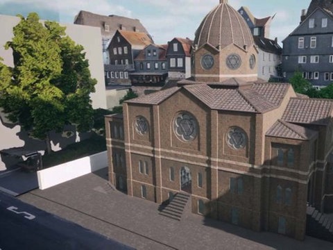 Virtual-Reality-Rundgang in Marburg: Als wäre die von den Nazis zerstörte  Synagoge noch da | hessenschau.de | Gesellschaft