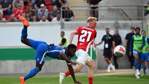 Daniel Heber ( 1.FC Magdeburg), Ron Berlinski (Offenbacher Kickers)