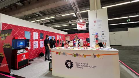 Buchmesse Stand Kreativwirtschaft