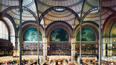 Candida Höfer, Bibliotheque nationale de France Paris XXIII 1998