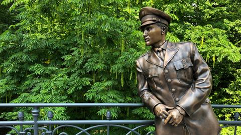 Elvis-Statue in Bad Nauheim