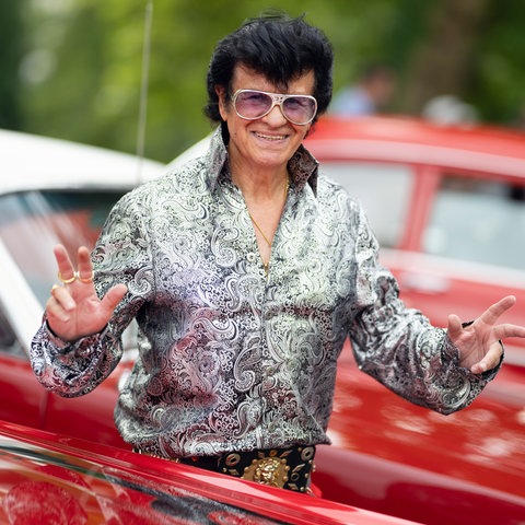 Elvis-Fan Lello Marino in Bad Nauheim.