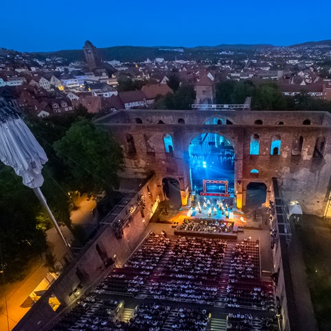 Stiftsruine während der Bad Hersfelder Festspiele 