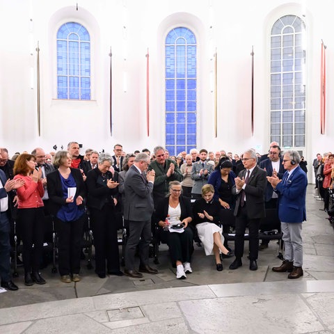 Gedenken an den Todesmarsch der Zwangsarbeiter in den Frankfurter Adlerwerken