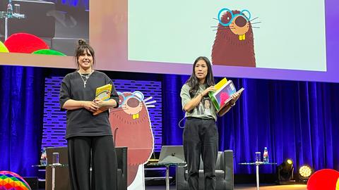 Mai Thi Nguyen-Kim und Marie Meimberg präsentieren ihr Kinderbuch auf der Buchmesse