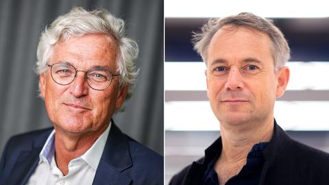 Peter Frey und Jo Lendle gehören jetzt zur Friedenspreis-Jury des Deutschen Buchhandels.