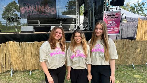 Melanie Haan, Adriana Flippone und Melina Hildenbeutel (v. l. n. r.) 