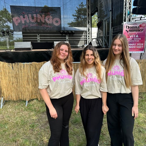 Melanie Haan, Adriana Flippone und Melina Hildenbeutel (v. l. n. r.) 