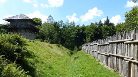 Römerturm und Limespalisade bei Taunusstein 