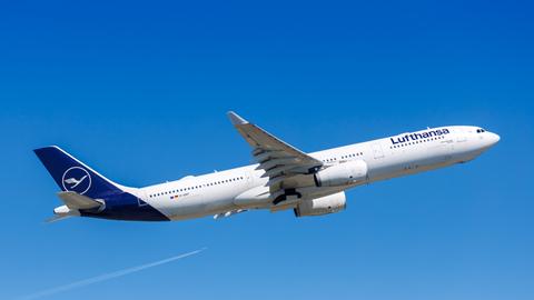 Ein Airbus A330-300 Flugzeug der Lufthansa