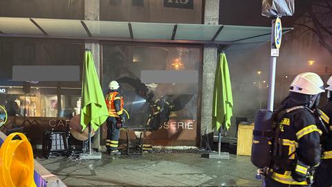 Feuer in Kasseler Café