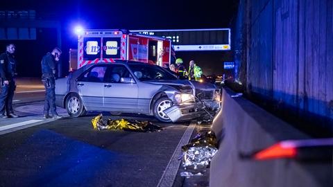 Unfall auf der A5