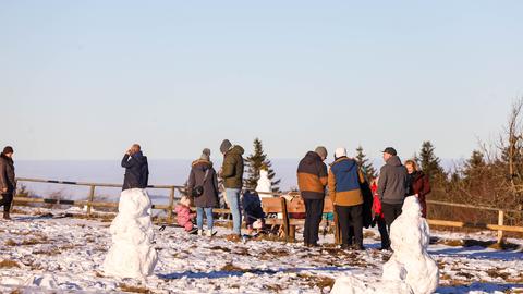 Wintersport auf der Wasserkuppe