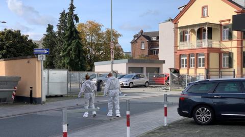 Tatort in der Limburger Innenstadt.