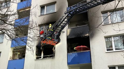 Feuerwehreinsatz in Frankfurt-Sachsenhausen