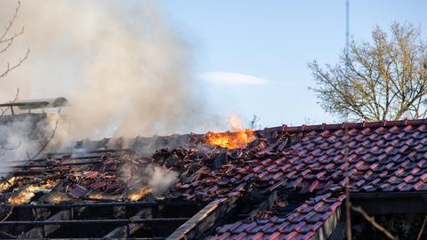 Dachstuhlbrand in Schotten