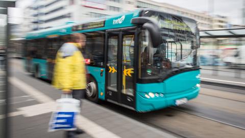 Linienbus in Frankfurt