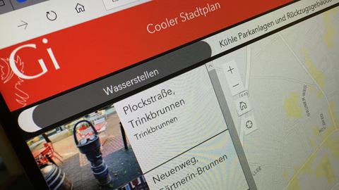 Screenshot: Cooler Stadtplan Gießen