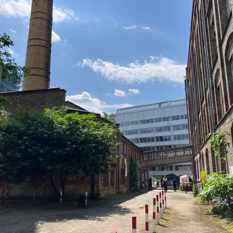 Das Gebäude der ehemaligen Dondorf-Druckerei. 