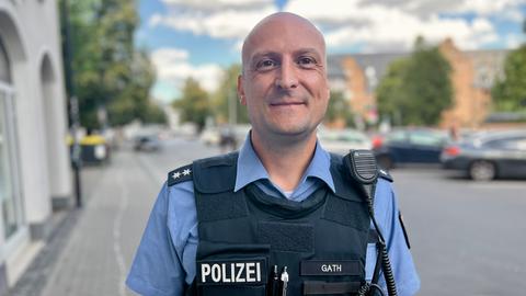 Polizist in Uniform