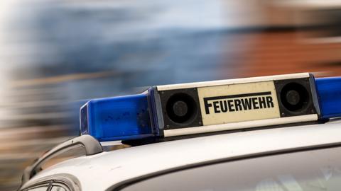 Blaulicht auf einem Feuerwehrfahrzeug