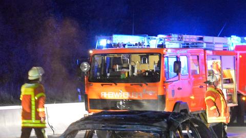 Feuerwehr im nächtlichen Einsatz