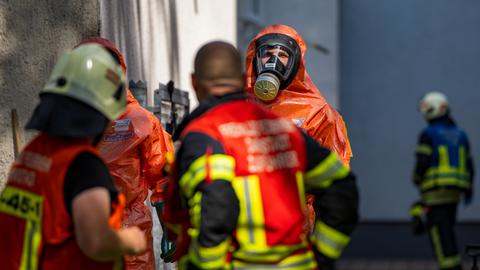 Großeinsatz bei Wella in Darmstadt