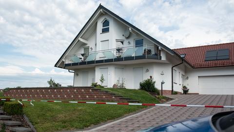 Das Haus des verstorbenen Kasseler Regierungspräsidenten Walter Lübcke in Wolfhagen