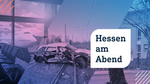 Collage aus drei Fotos. Links sehen wir ein großes Passagierflugzeug, in der Mitte ein zerbeultes Autowrack und ganz rechts die JVA Gießen, aus der sich ein Inhaftierter aus dem Fenster abgeseilt hatte.