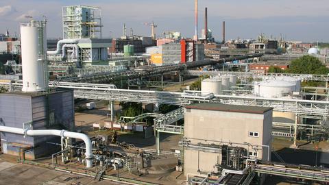 Der Industriepark in Frankfurt-Höchst