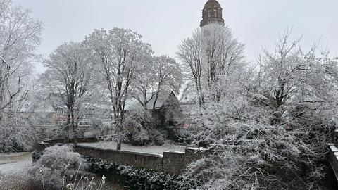 gepuderte Häuser