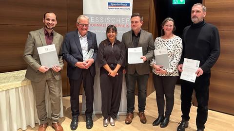 Von links nach rechts: Leander Löwe, Werner Fritsch, Yagmur Keim Cay, Gregor Haschnik, Nicole Abraham, Christian Sprenger