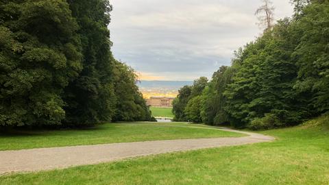 Blick vom Kasseler Bergpark auf die Stadt