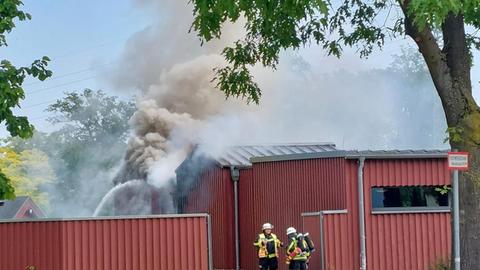 Feuerwehr-Einsatz in Schwimmbad-Sauna in Kelsterbach (Groß-Gerau)
