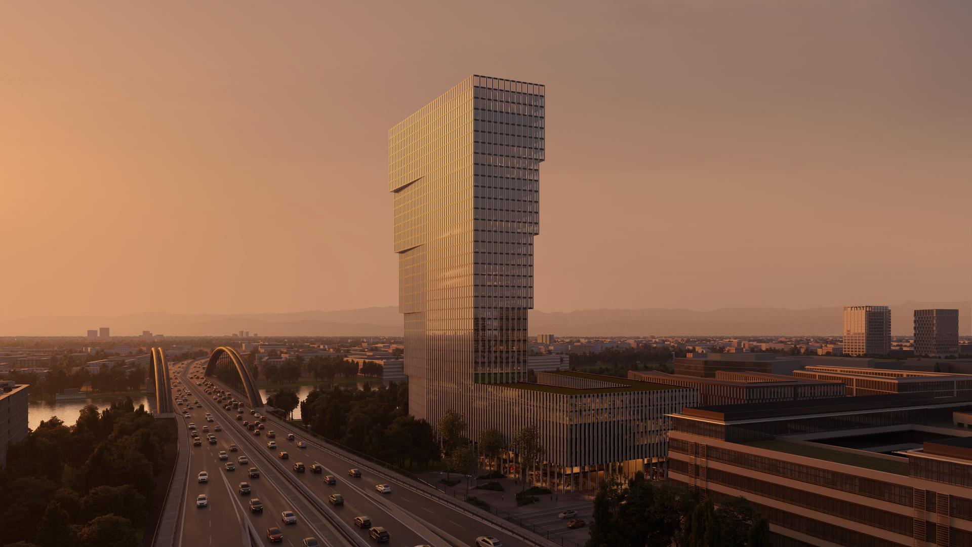 120 Meter High Sustainable Office Tower ‘Namu’ to Shape Offenbach’s Skyline: Construction Begins in 2023