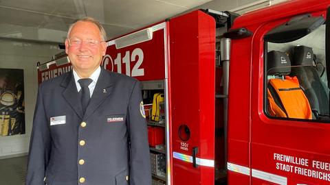 Norbert Fischer, Präsident des Landesfeuerwehrbandes Hessen. 