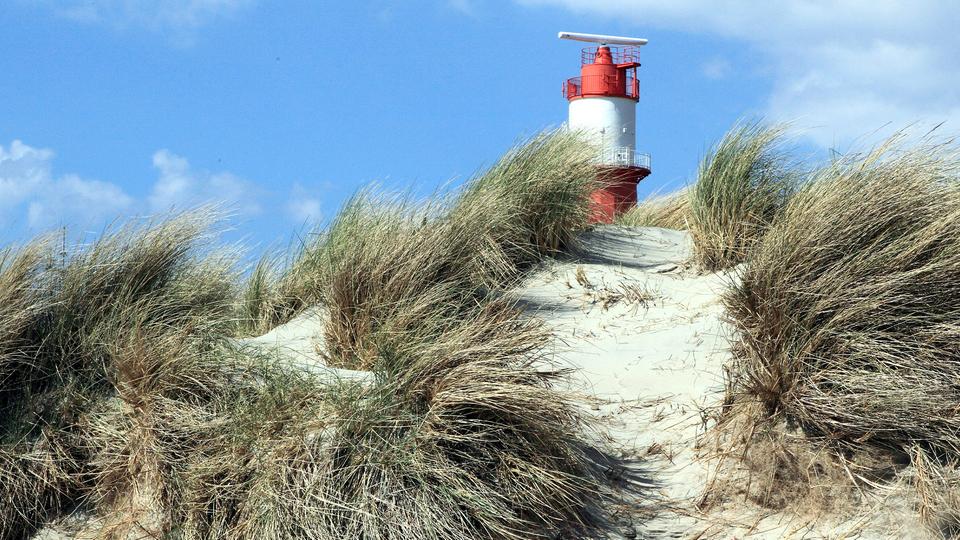 Leuchtturm der Nordseeinsel Borkum