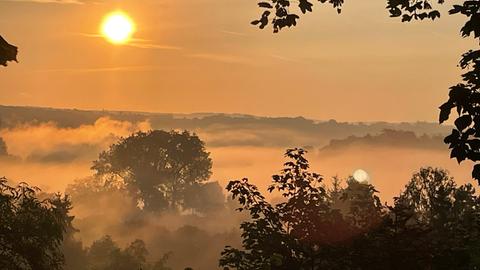 Die Lahnaue am Morgen