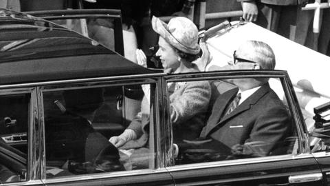 Queen Elizabeth II. zu Besuch in Hessen.