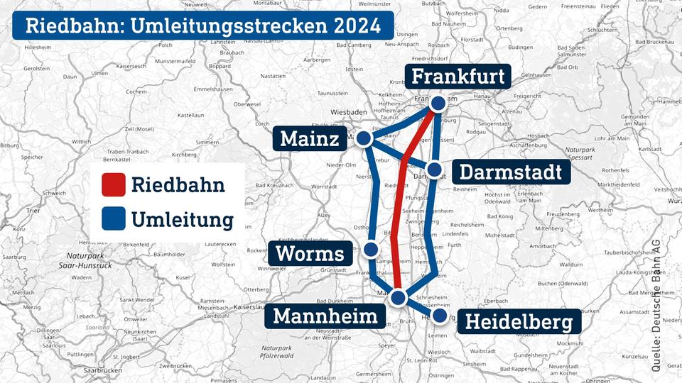 Riedbahn Und S6-Strecke: So Kommen Sie Trotz Bahnsperrungen Bei ...